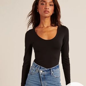 Abercrombie Seamless Scoopneck Bodysuit